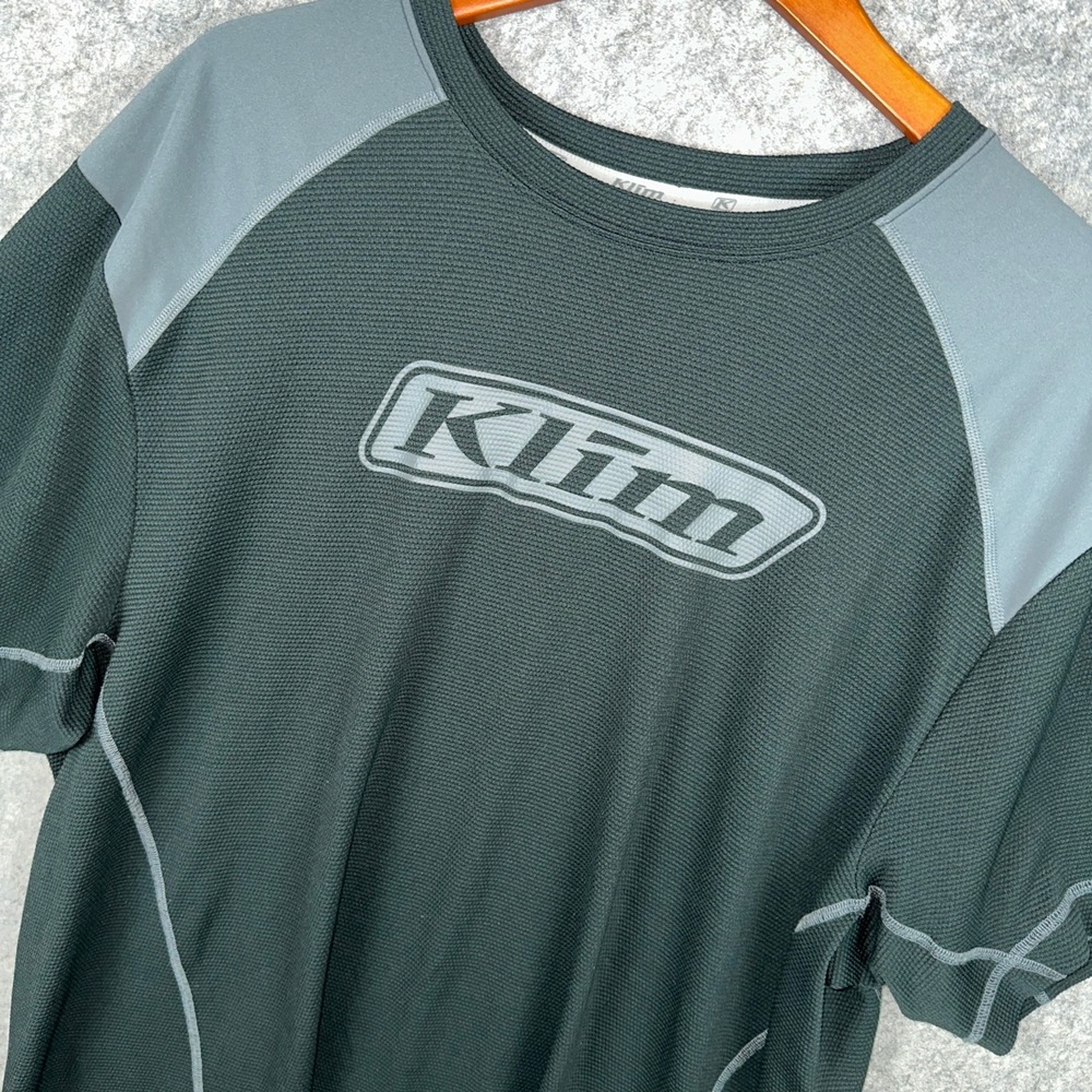 Klim T Shirt Jersey Mens 2XL Gray Advance Performance Lifestyle Short Sleeve